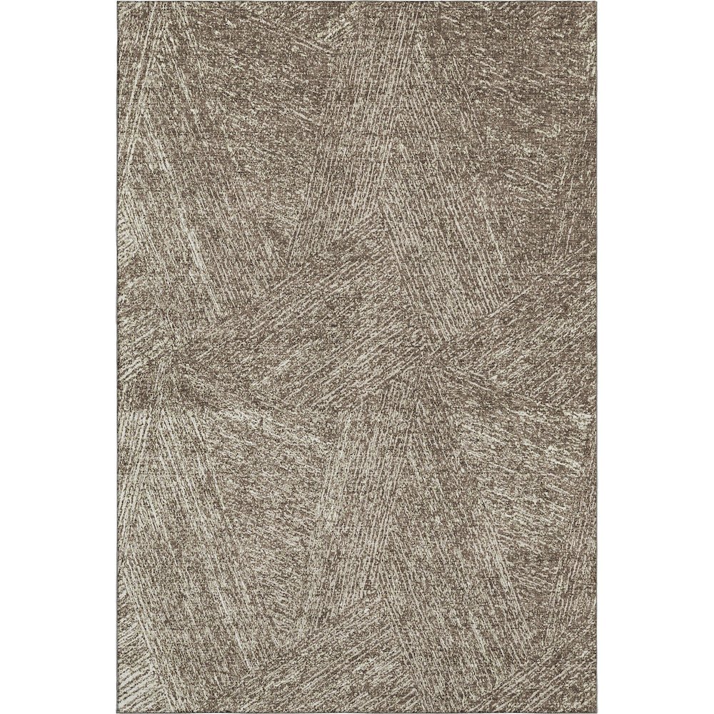 Premium Machine Washable Mayfield AMF991 Chocolate 5' x 7'6" Rug. Picture 1