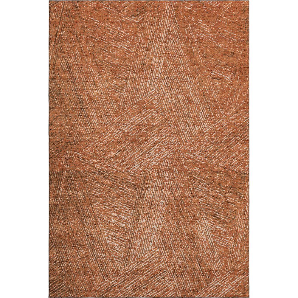 Premium Machine Washable Mayfield AMF991 Copper 5' x 7'6" Rug. Picture 1