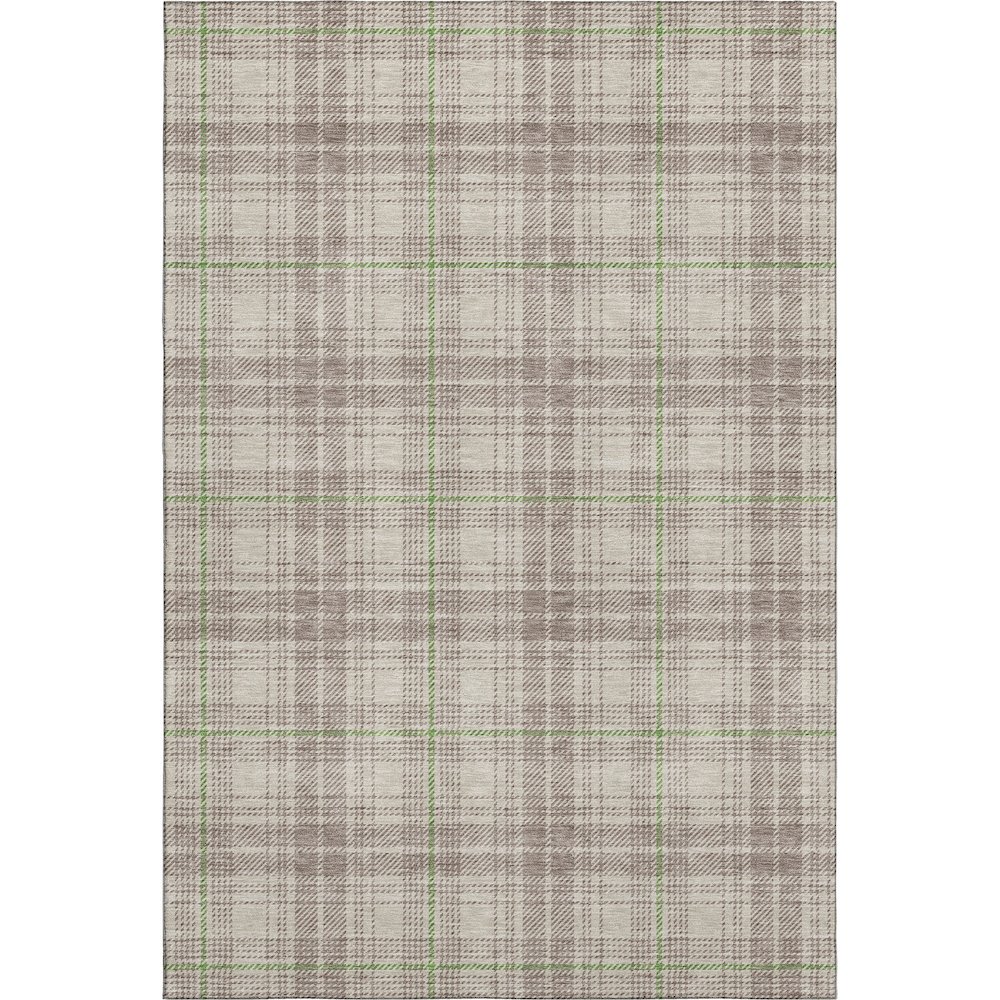 Premium Machine Washable Mayfield AMF993 Beige 5' x 7'6" Rug. Picture 1