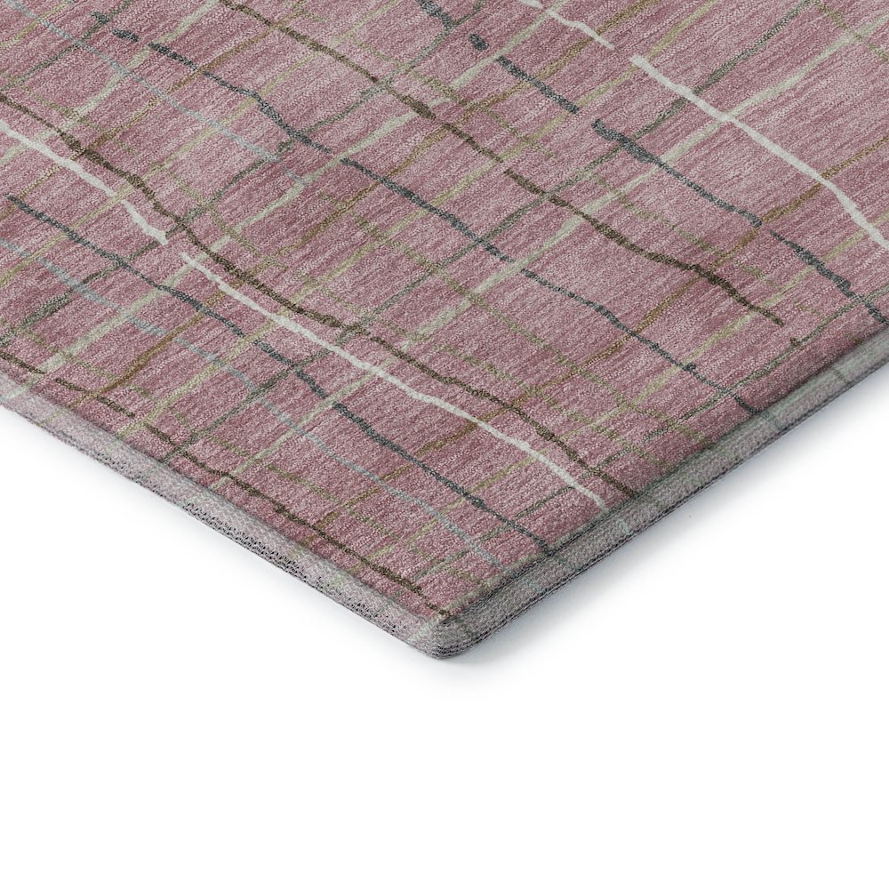 Premium Machine Washable Mayfield AMF998 Pink 2'6" x 3'10" Rug. Picture 3