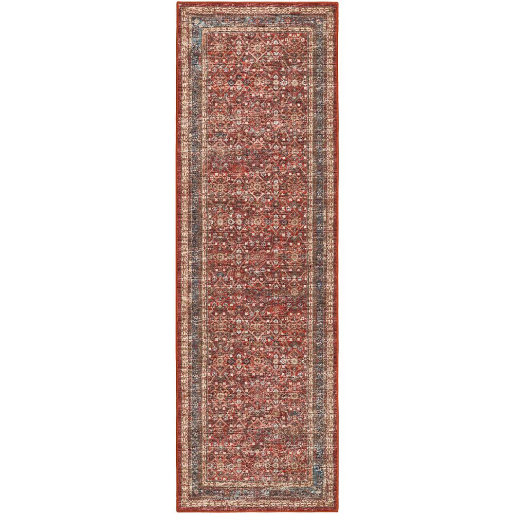 Jericho JC7 Scarlett 2'6" x 12' Runner Rug. Picture 1