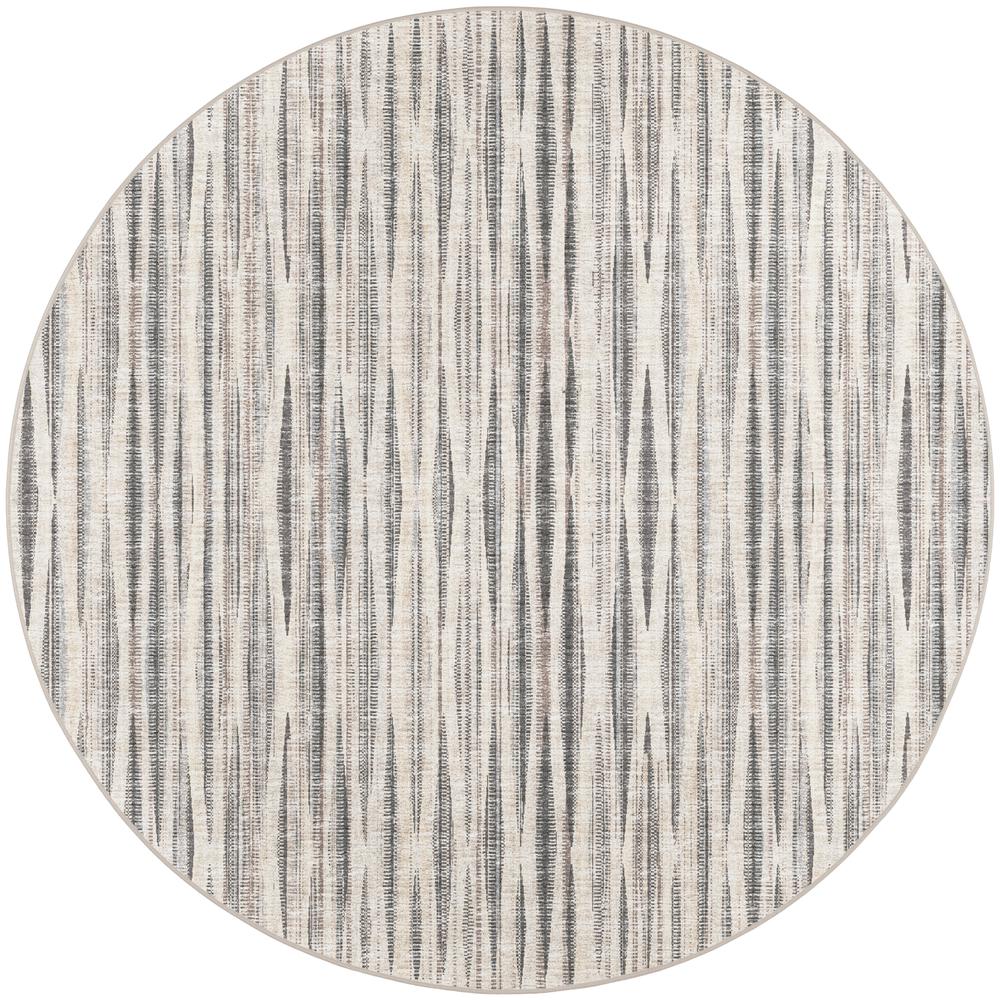 Amador AA1 Ivory 6' x 6' Round Rug. Picture 1