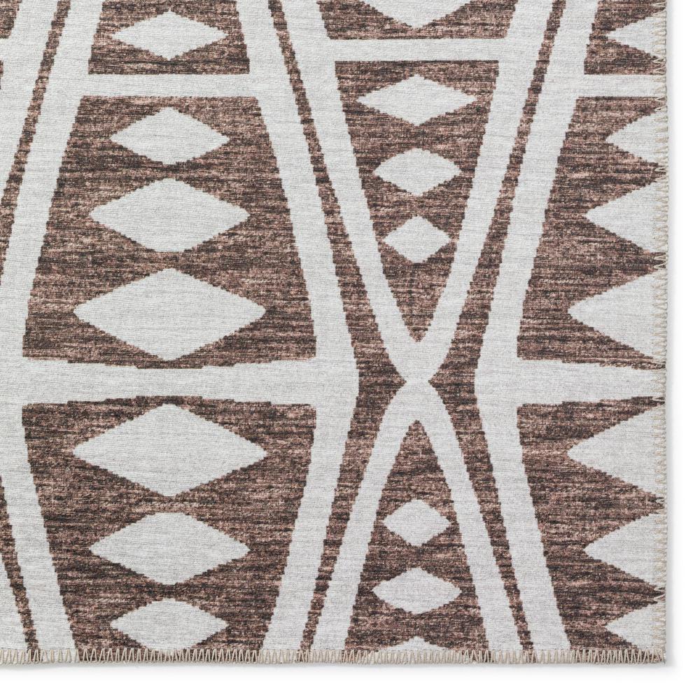 Yuma Brown Southwestern Southwest 10' x 14' Area Rug Brown AYU36. Picture 2
