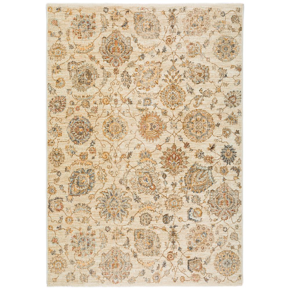 Bergama BE5 Ivory 7'10" x 10' Rug. Picture 1