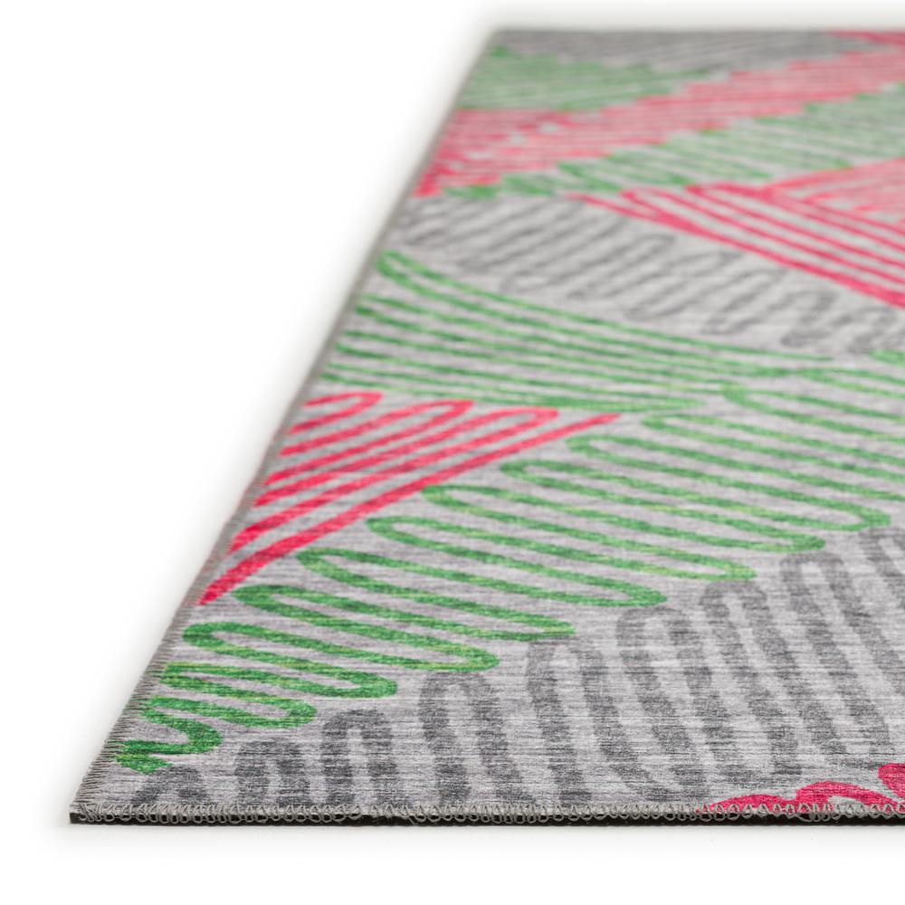 Yuma Pink Transitional Abstract 10' x 14' Area Rug Pink AYU41. Picture 3