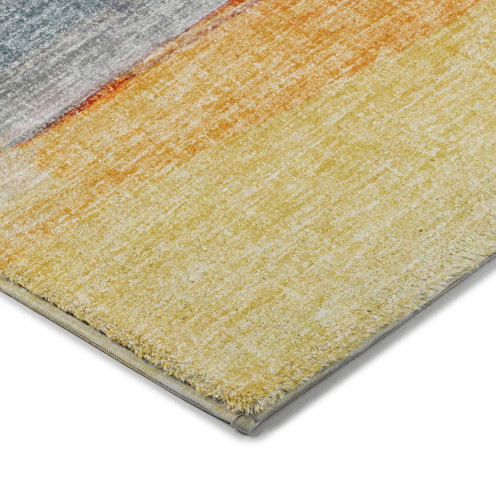 Luxury Washable Boca Salmon 2'6" x 3'10" Rug. Picture 2