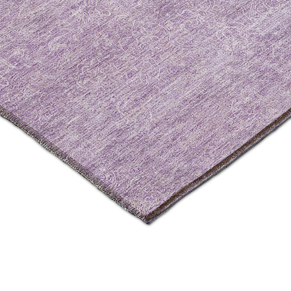 Luxury Washable Indoor/Outdoor Burano Lavender 2'6" x 3'10" Rug. Picture 2