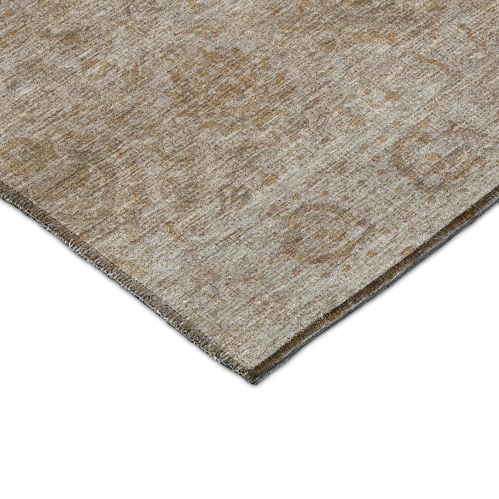 Luxury Washable Indoor/Outdoor Burano Brown 2'6" x 3'10" Rug. Picture 2