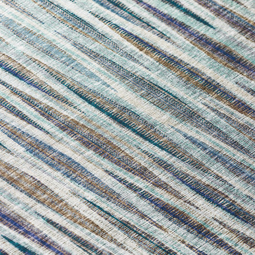 Waverly Ocean Contemporary Striped 10' x 14' Area Rug Ocean AWA31. Picture 5