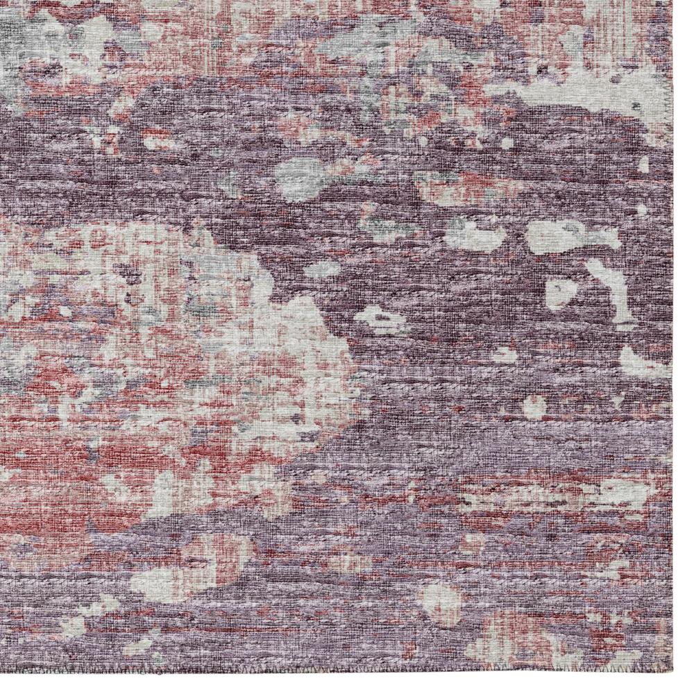 Indoor/Outdoor Accord AAC34 Pink Washable 2'3" x 7'6" Runner Rug. Picture 3