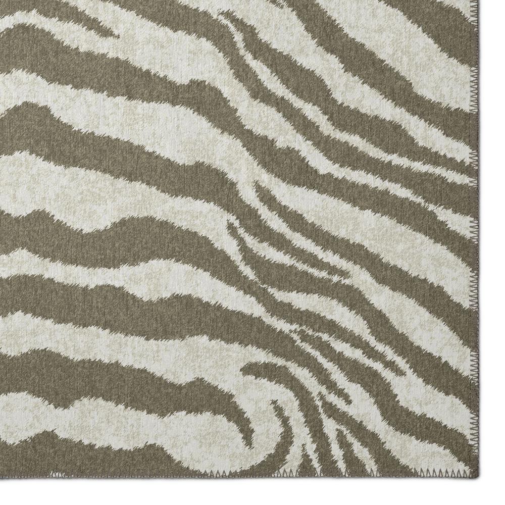 Safari Taupe Animal Animal Print 10' x 14' Area Rug Taupe ASF31. Picture 2