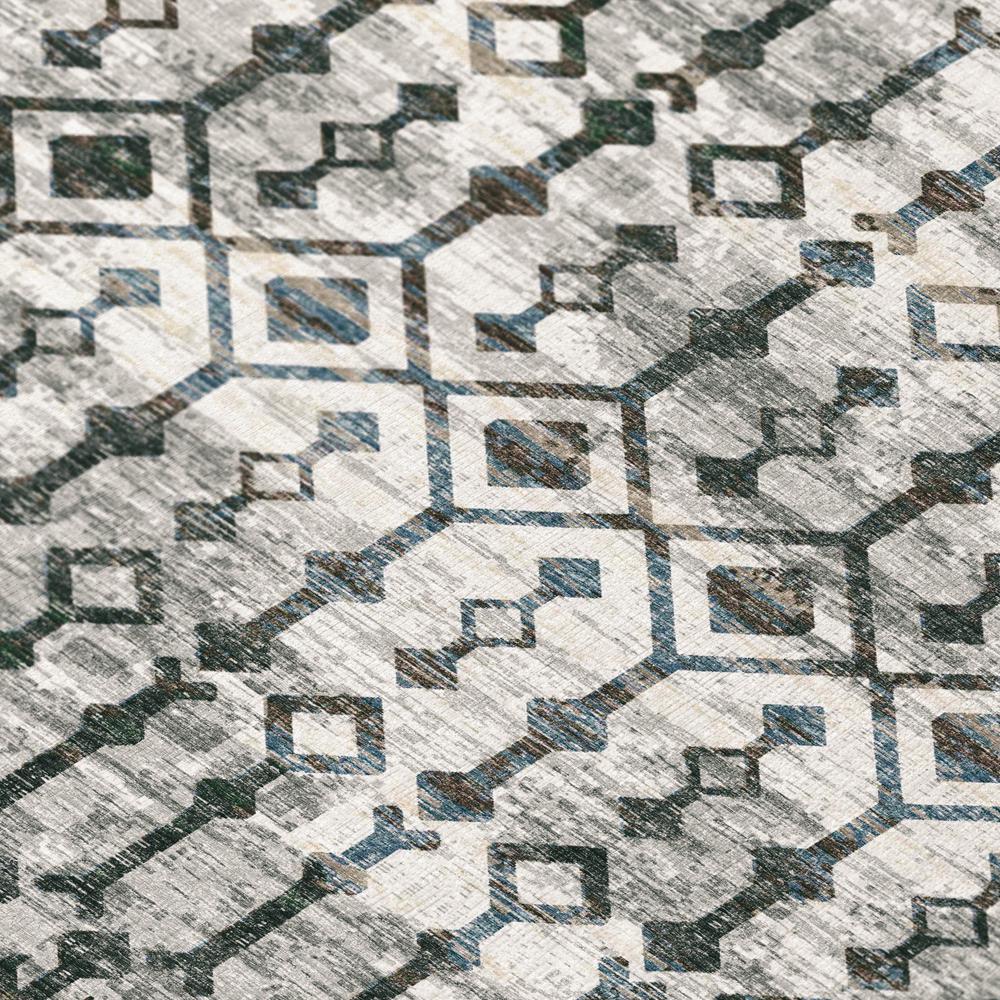 Bravado Ash Transitional Aztec/Incan 10' x 14' Area Rug Ash ABV38. Picture 5
