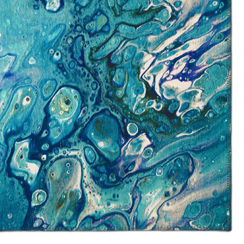 Karina Seaglass Modern Abstract 10' x 14' Area Rug Seaglass AKC34. Picture 2