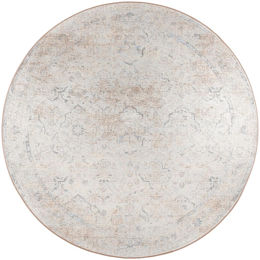 Jericho JC3 Pearl 6' x 6' Round Rug. Picture 1