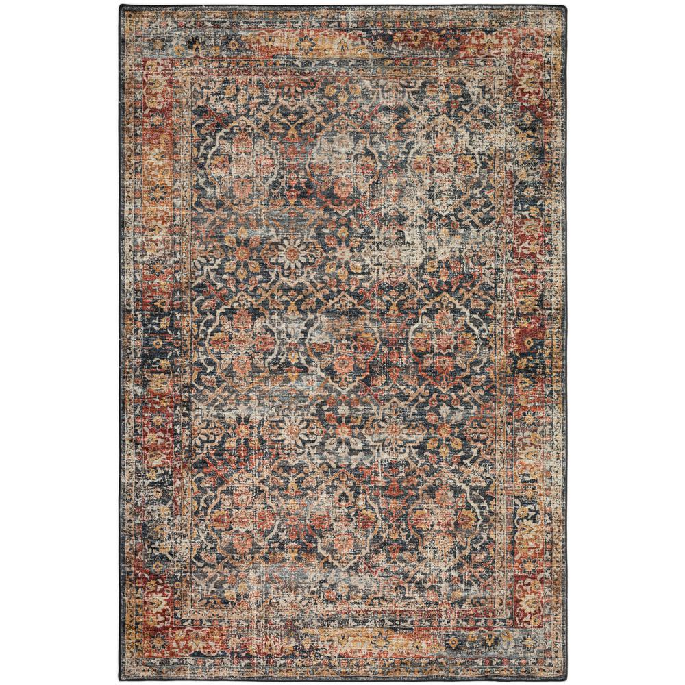Jericho JC3 Charcoal 5' x 7'6" Rug. Picture 1