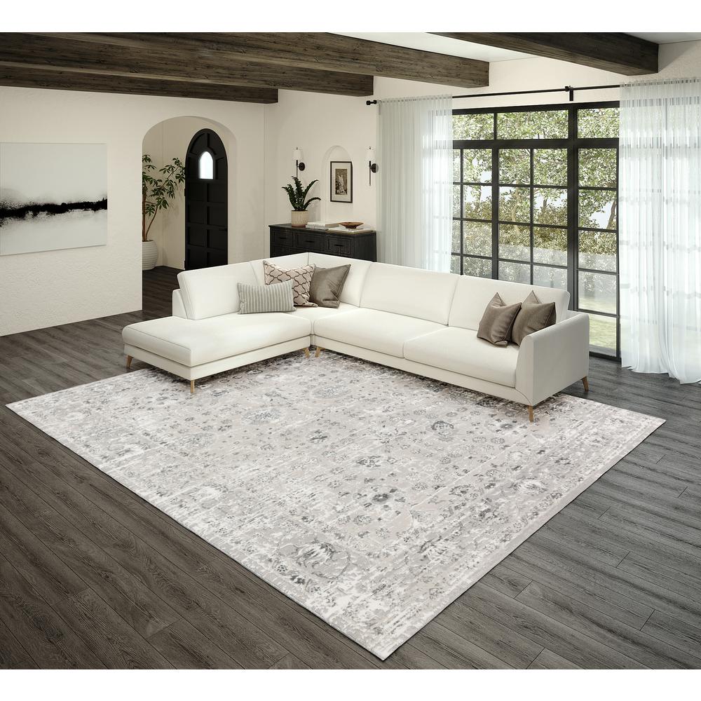 Rhodes RR8 Silver 7'10" x 10' Rug. Picture 2