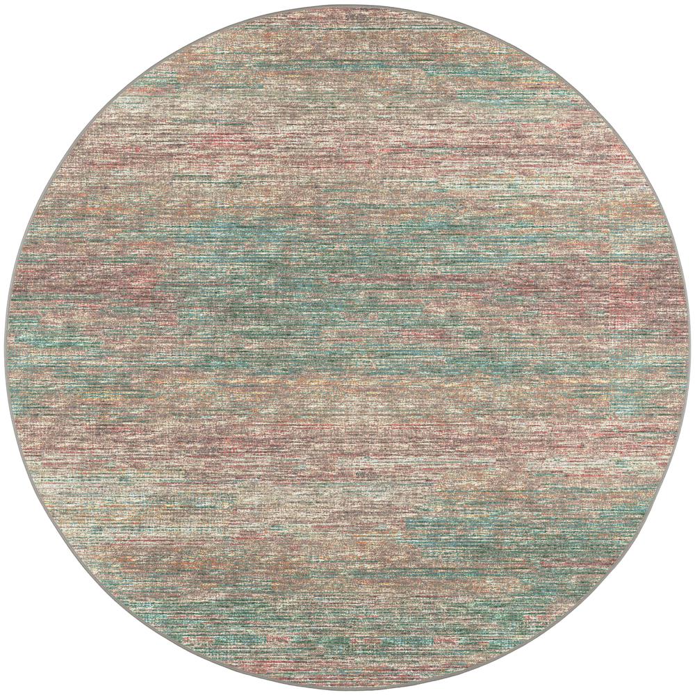 Ciara CR1 Mocha 6' x 6' Round Rug. Picture 1