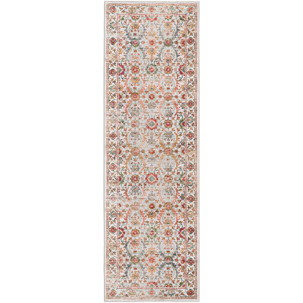 Jericho JC1 Ivory 2'6" x 12' Runner Rug. Picture 1