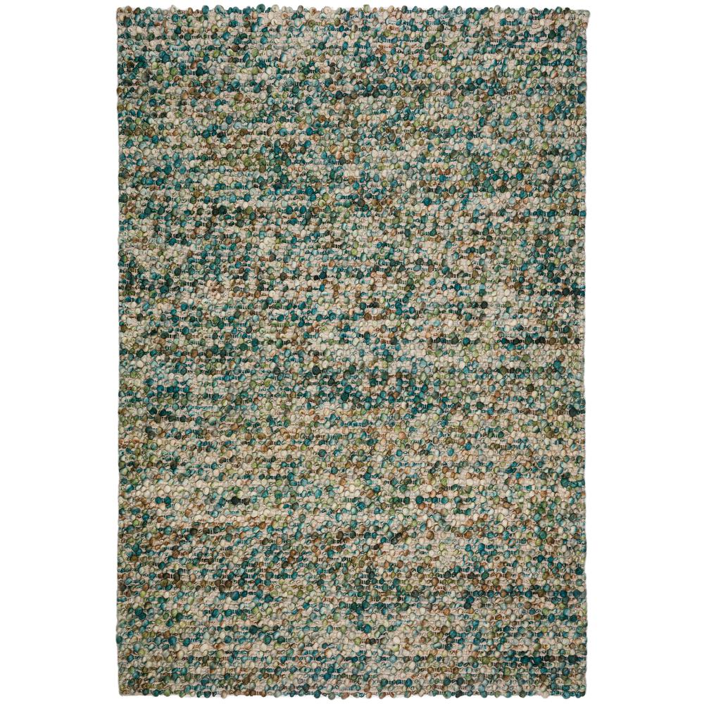 Hanu HU1 Teal 8' x 10' Rug. Picture 1