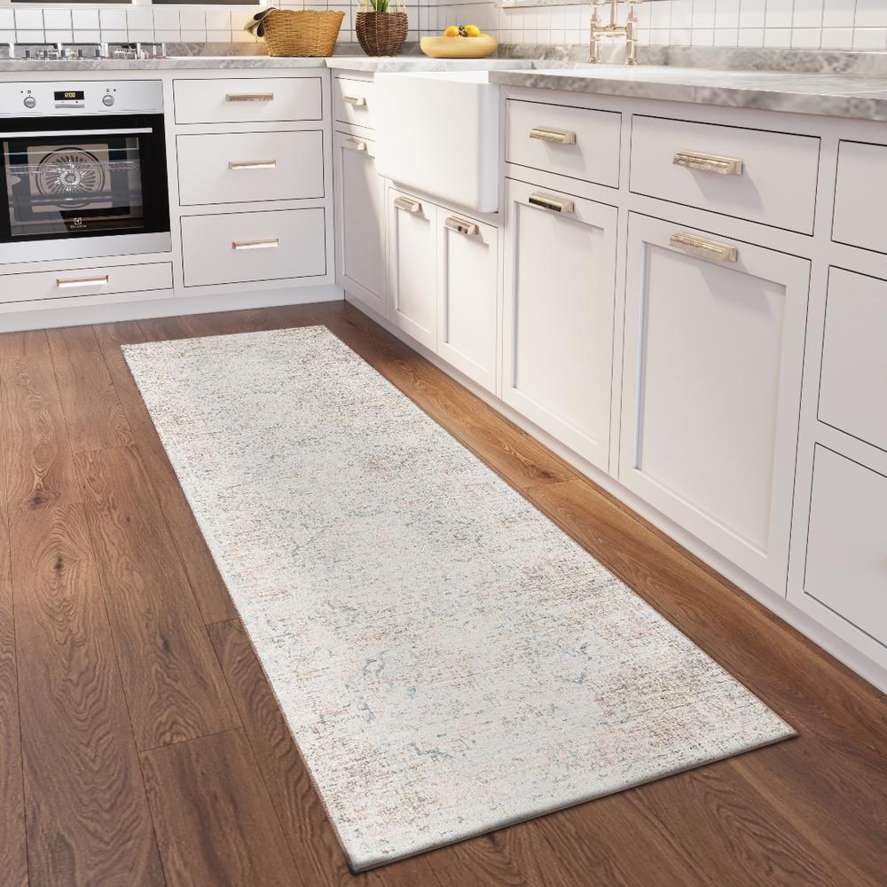 Jericho JC3 Pearl 2'6" x 12' Runner Rug. Picture 2