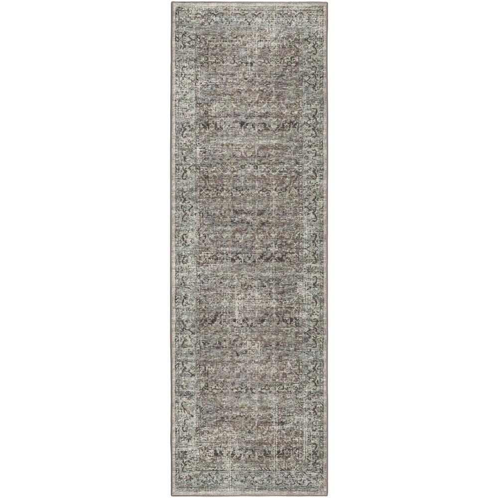 Jericho JC10 Mushroom 2'6" x 12' Runner Rug. Picture 1