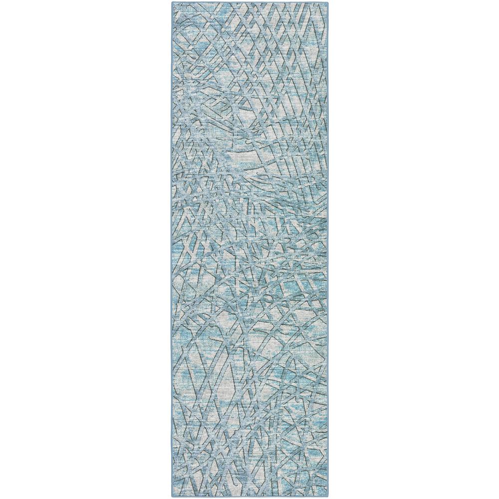 Winslow WL2 Indigo 2'6" x 12' Runner Rug. Picture 1