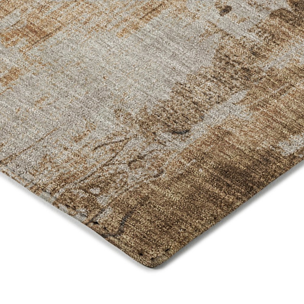 Luxury Washable Indoor/Outdoor Kochi Rust 2'6" x 3'10" Rug. Picture 2