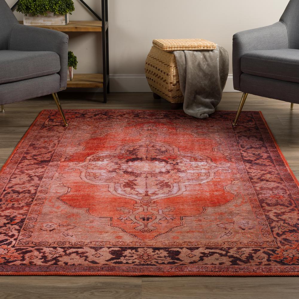 Amanti AM1 Red 7'10" x 9'10" Rug. Picture 2