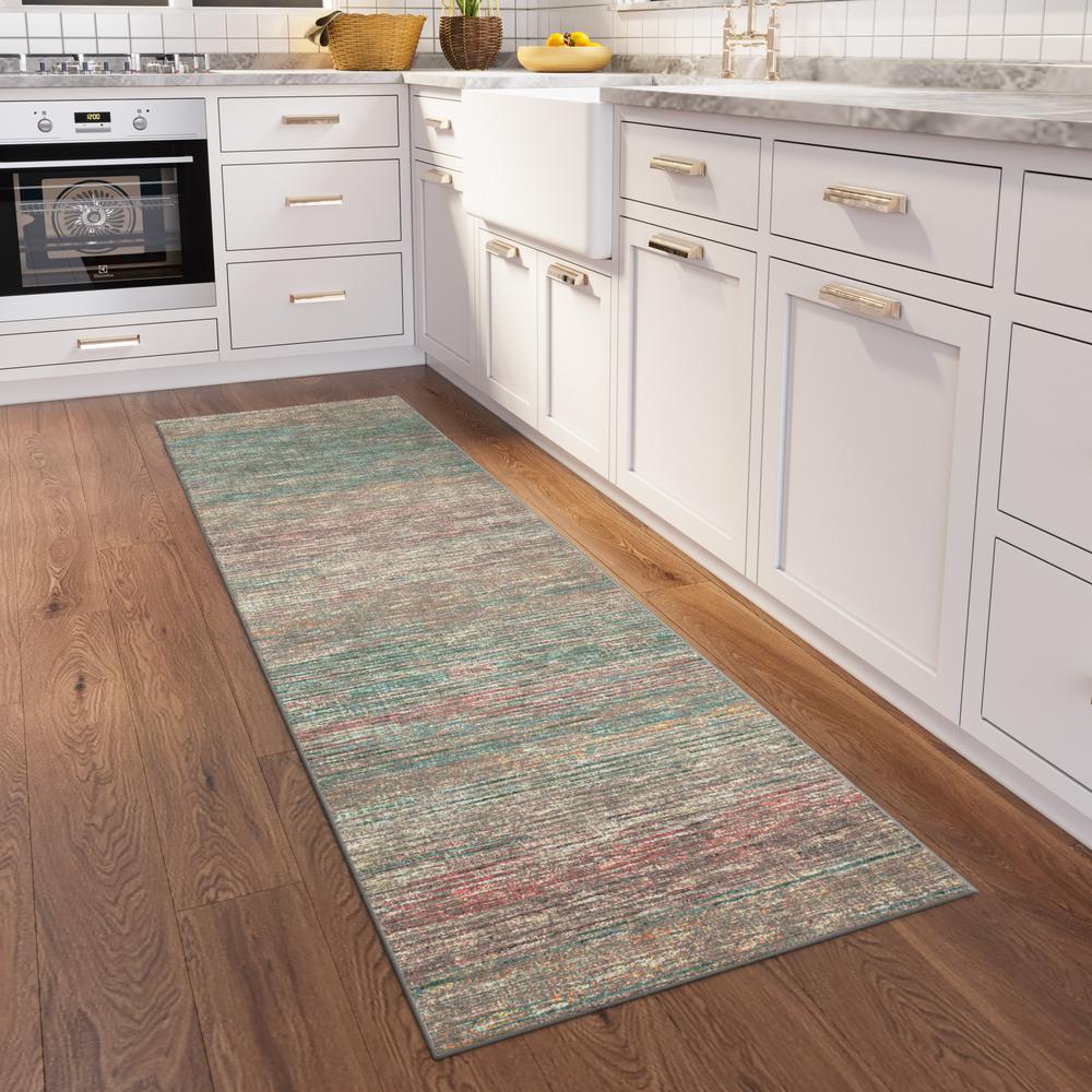 Ciara CR1 Mocha 2'6" x 12' Runner Rug. Picture 2