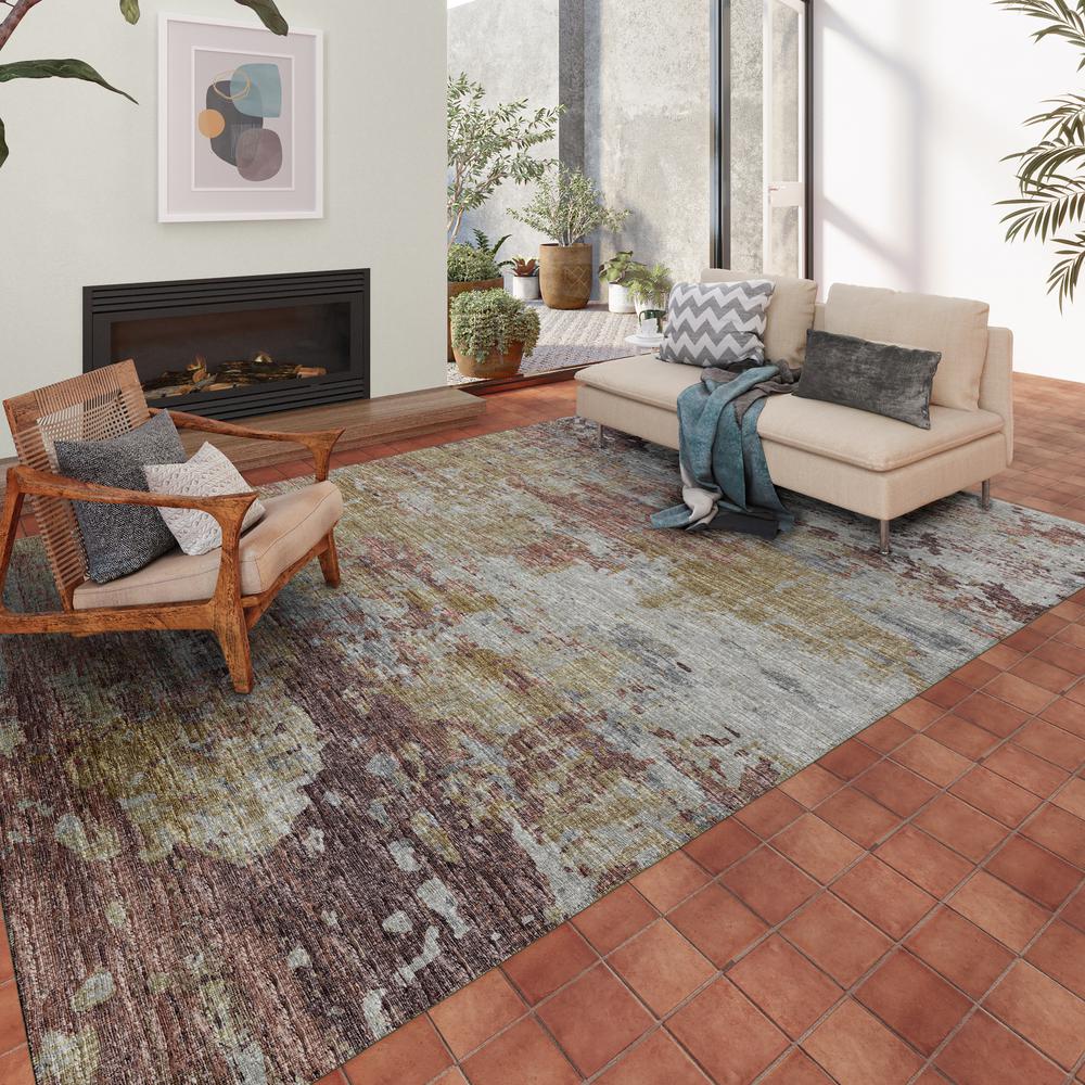 Indoor/Outdoor Accord AAC34 Multi Washable 5' x 7'6" Rug. Picture 2