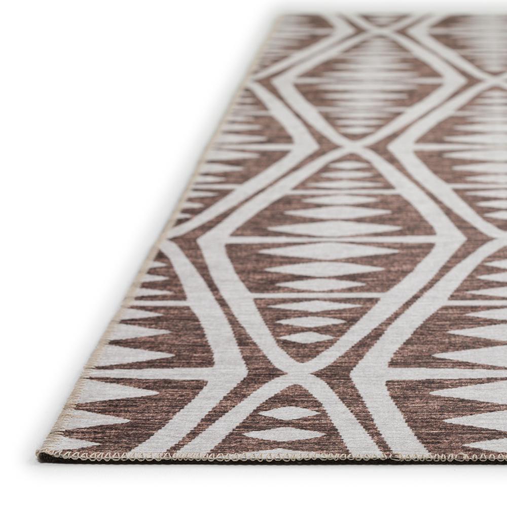 Yuma Brown Southwestern Southwest 10' x 14' Area Rug Brown AYU36. Picture 3