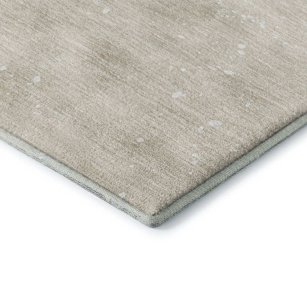 Luxury Washable Indoor/Outdoor Merry & Bright Beige 2'6" x 3'10" Rug. Picture 2
