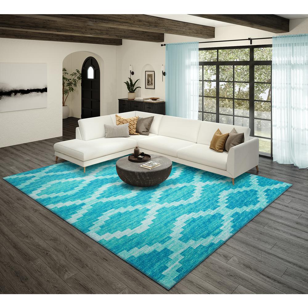 Indoor/Outdoor Sedona SN9 Poolside Washable 5' x 7'6" Rug. Picture 8