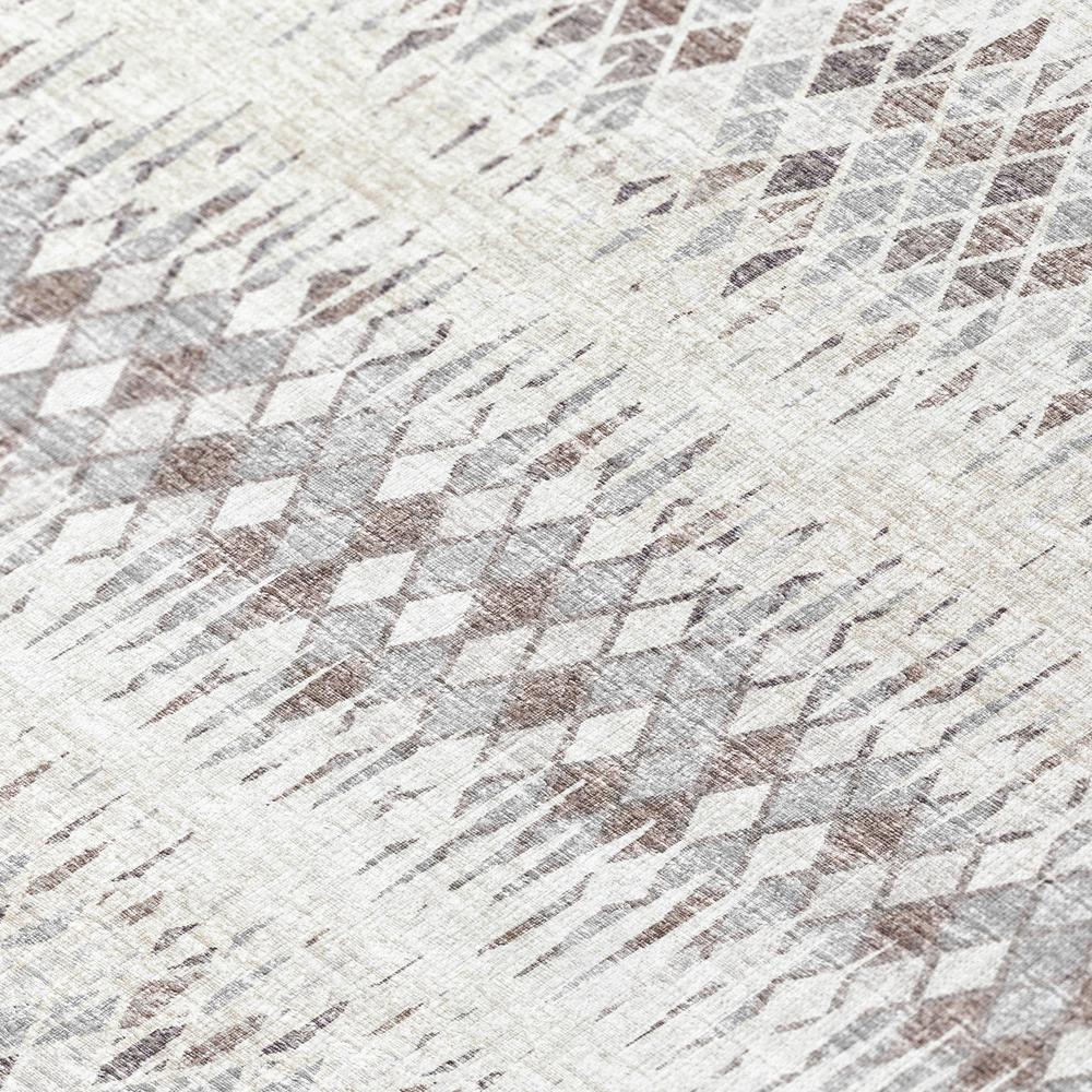 Rylee Beige Transitional Chevron 10' x 14' Area Rug Beige ARY35. Picture 5