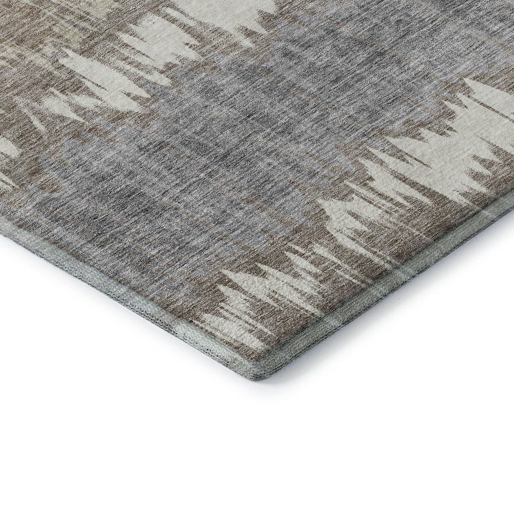Machine Washable Indoor/Outdoor Neo Taupe 2'6" x 3'10" Rug. Picture 2