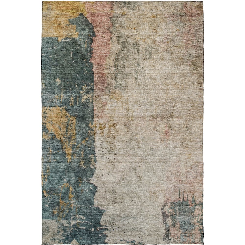 Indoor/Outdoor Nouveau Taupe 5' x 7'6" Rug. Picture 1