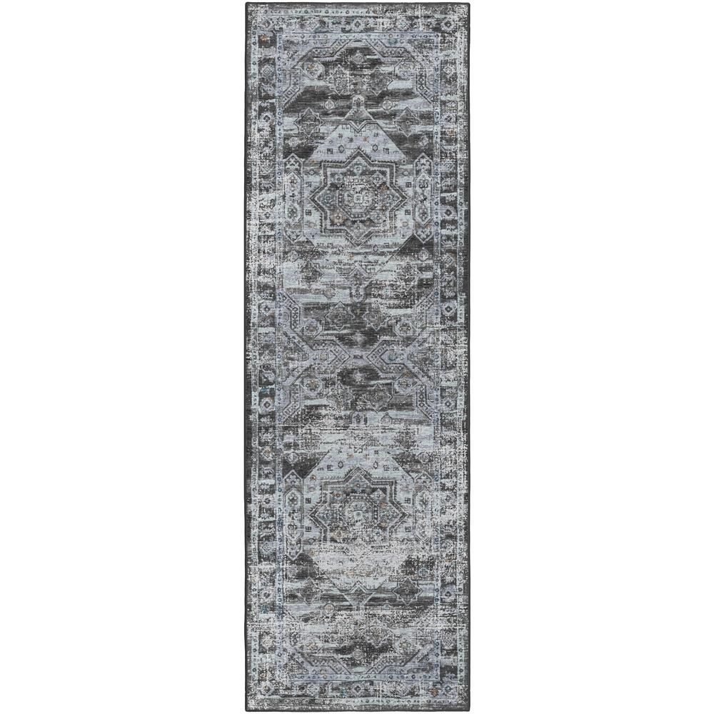 Jericho JC5 Steel 2'6" x 12' Runner Rug. Picture 1