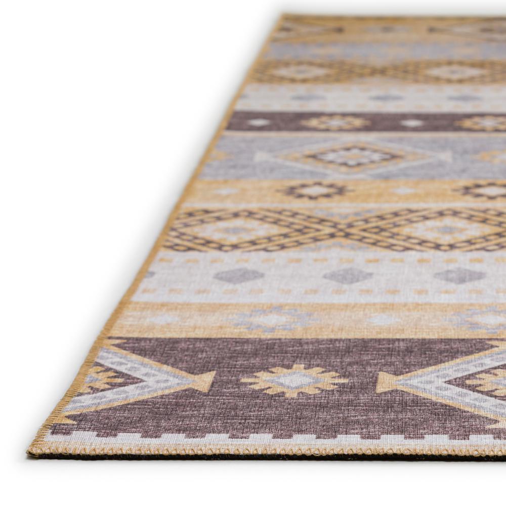 Yuma Gilded Transitional Southwest 10' x 14' Area Rug Gilded AYU42. Picture 3