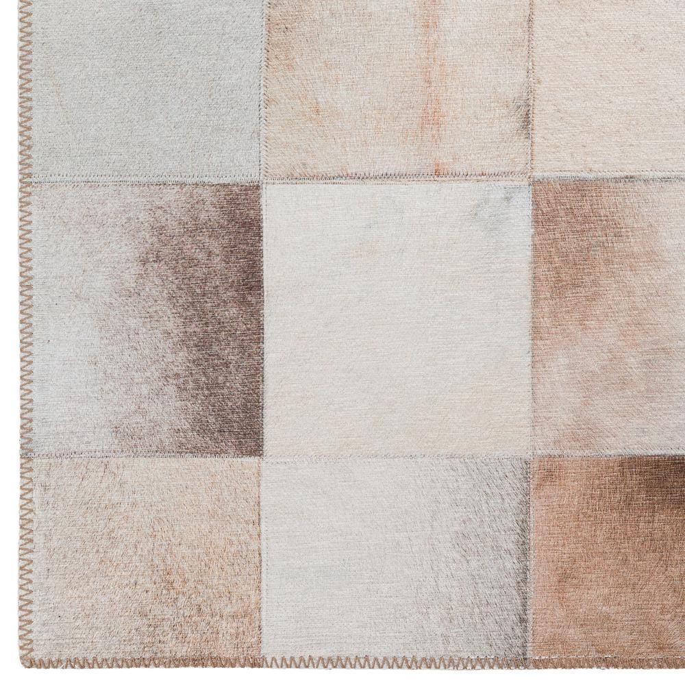 Laredo Taupe Animal Patchwork 10' x 14' Area Rug Taupe ALR40. Picture 2