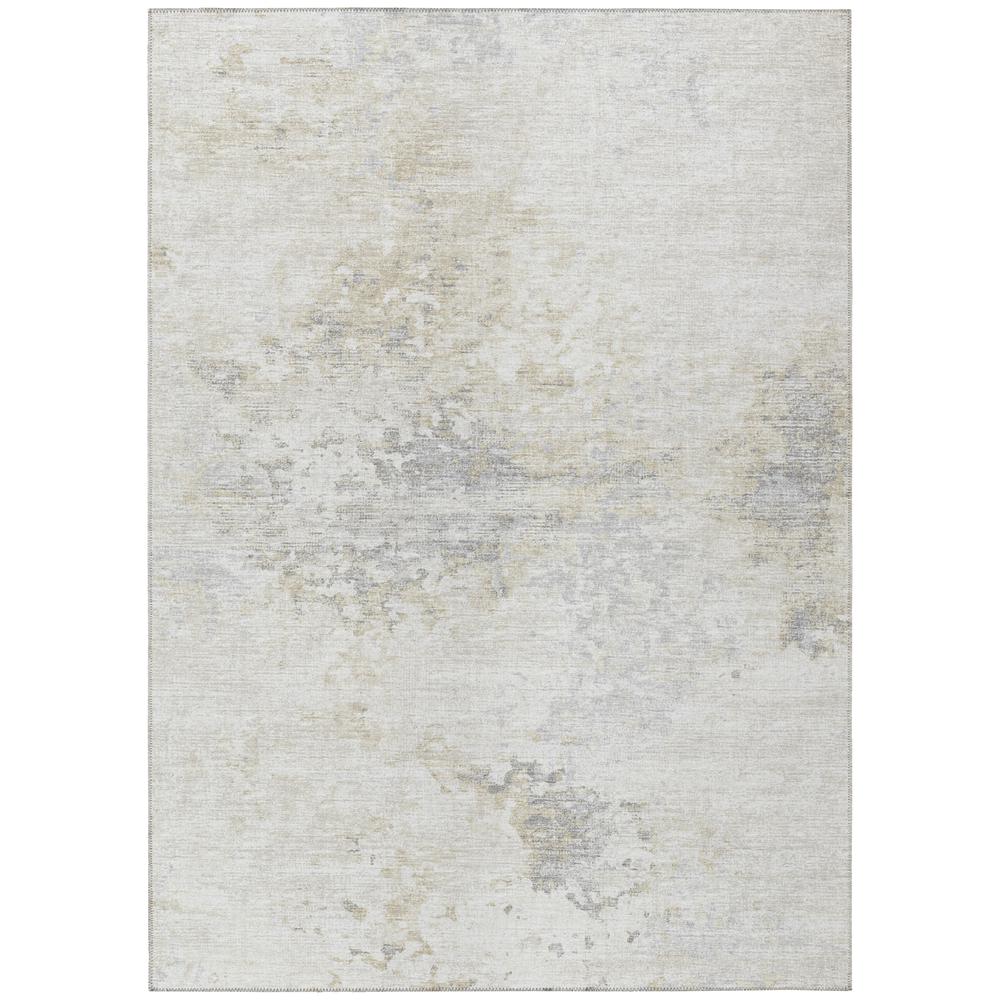 Indoor/Outdoor Accord AAC35 Ivory Washable 5' x 7'6" Rug. Picture 1