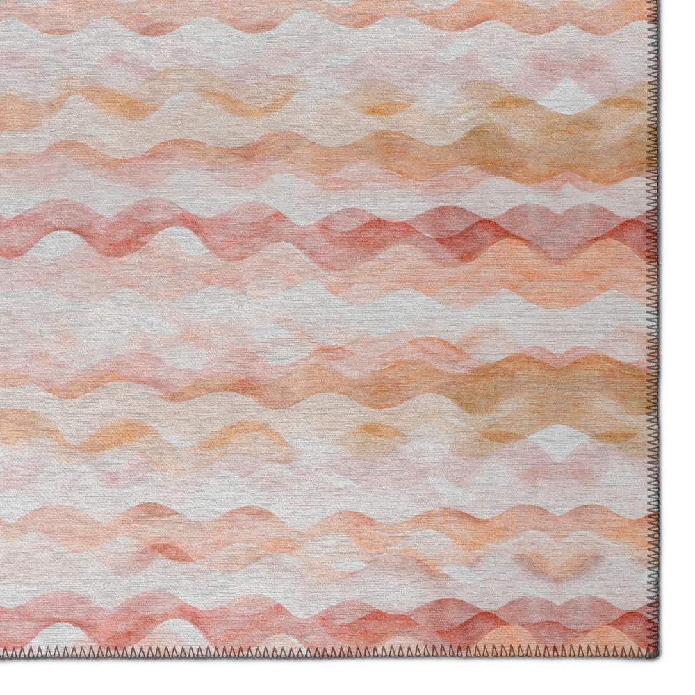 Indoor/Outdoor Surfside ASR46 Peach Washable 2'3" x 7'6" Runner Rug. Picture 3