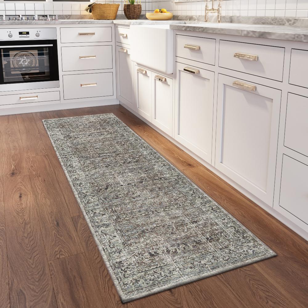 Jericho JC10 Mushroom 2'6" x 12' Runner Rug. Picture 2