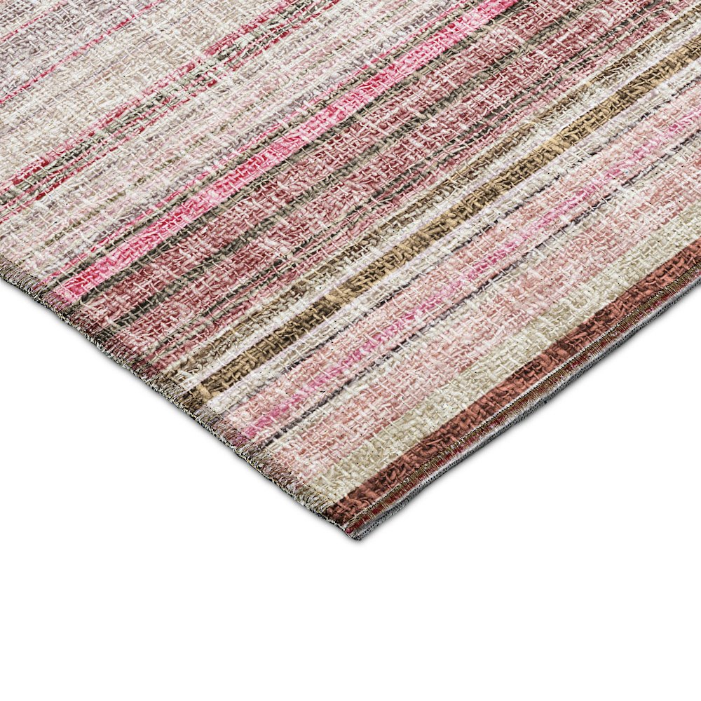 Luxury Washable Indoor/Outdoor Portico Pink 2'6" x 3'10" Rug. Picture 2
