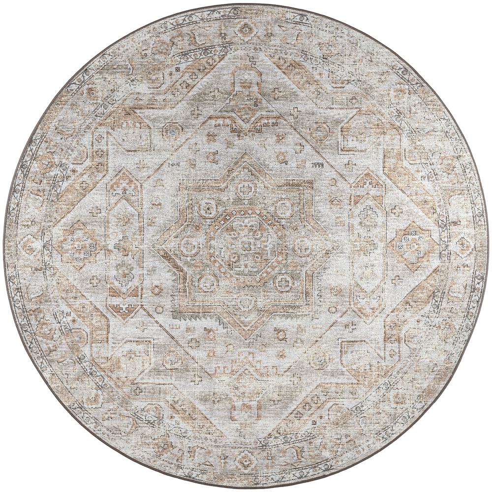 Jericho JC5 Tin 6' x 6' Round Rug. Picture 1