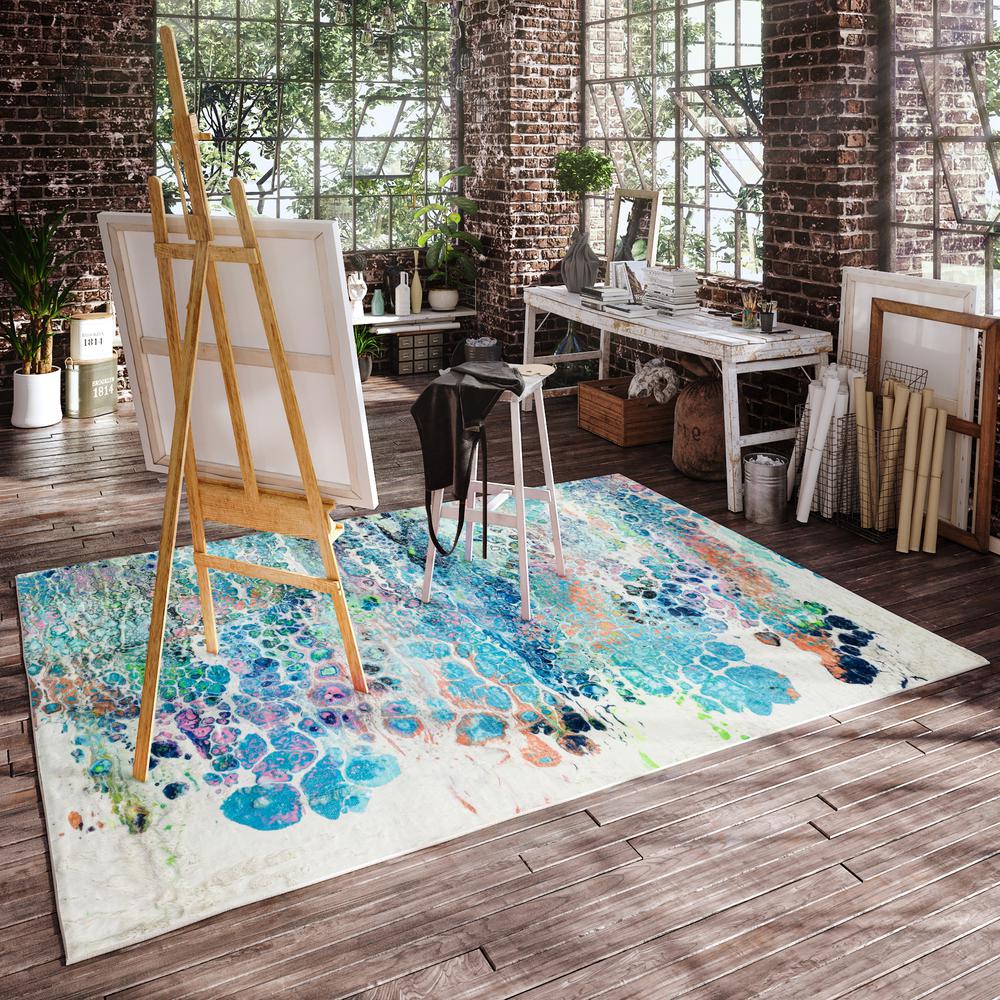 Kikiamo KK20 Twilight 3' x 5' Rug. Picture 2