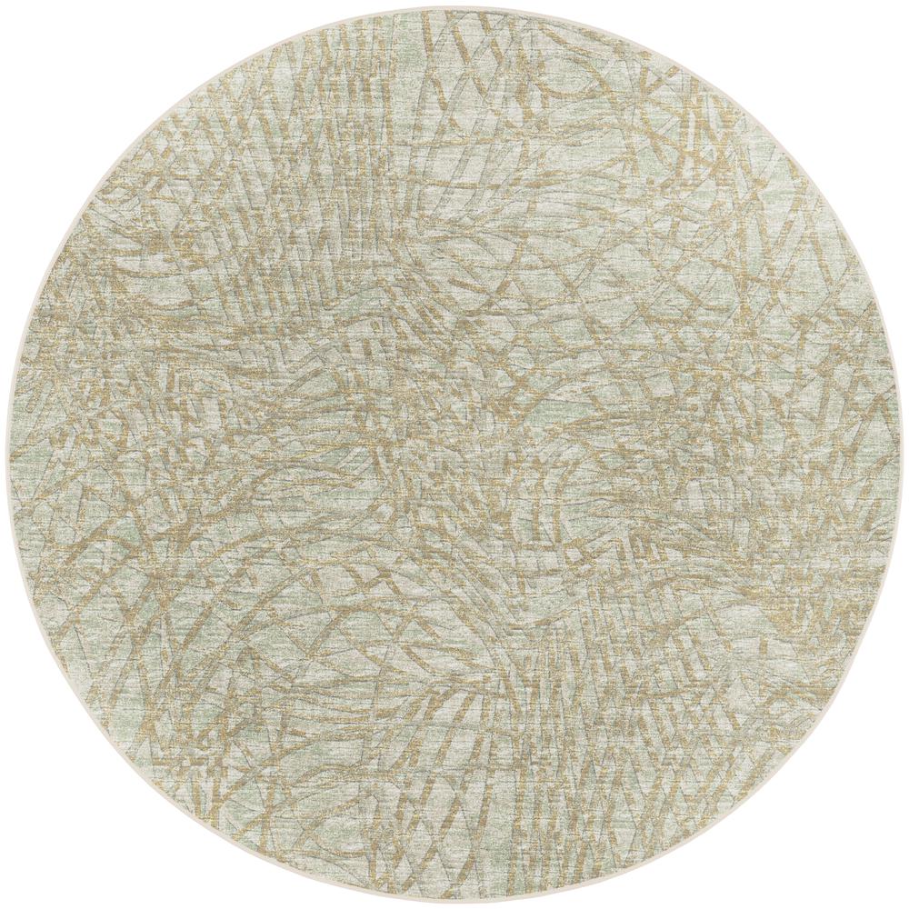 Winslow WL2 Aloe 6' x 6' Round Rug. Picture 1