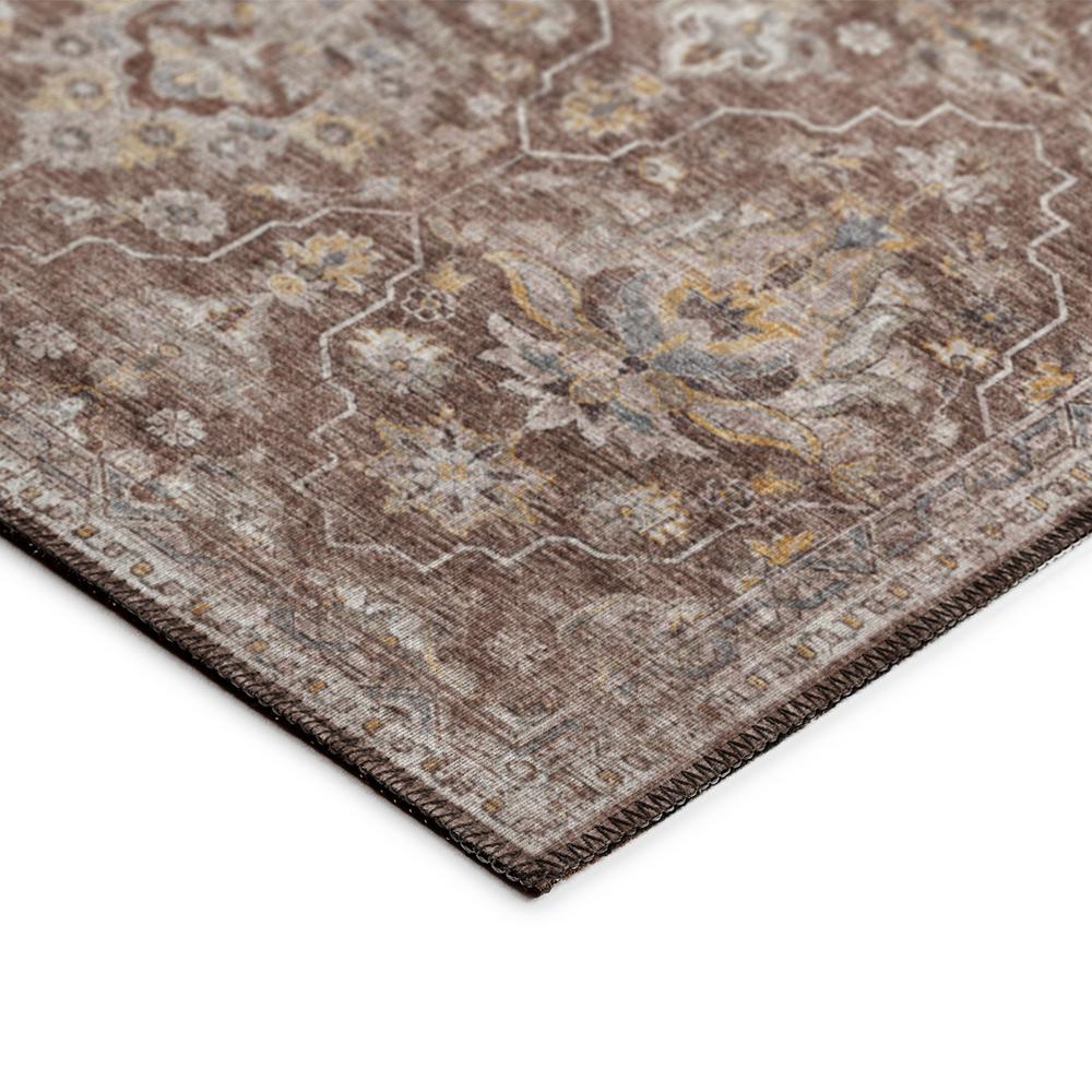 Indoor/Outdoor Marbella MB4 Mocha Washable 10' x 10' Round Rug. Picture 4