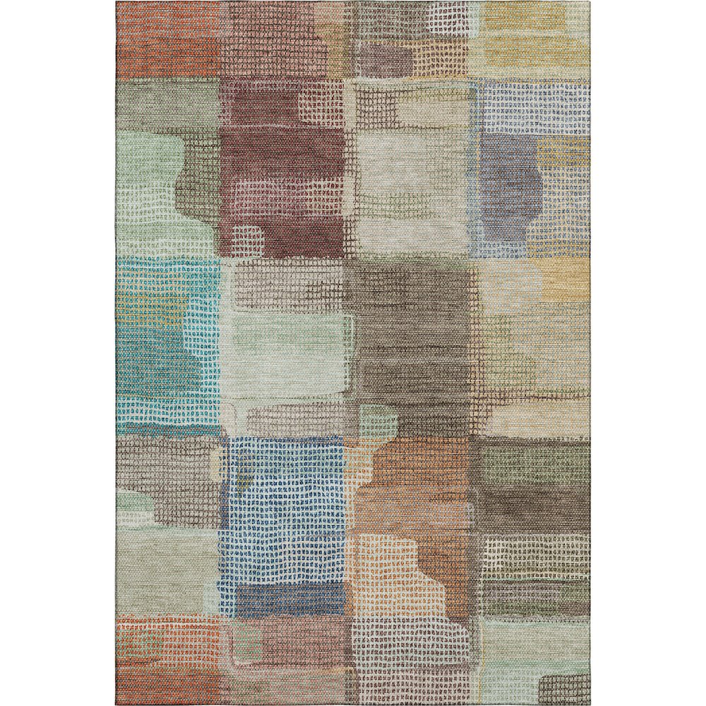Luxury Washable Indoor/Outdoor Ravenna Putty 5' x 7'6" Rug. Picture 1