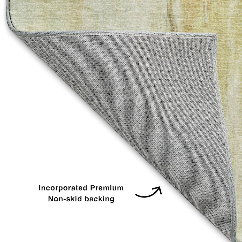 Luxury Washable Indoor/Outdoor Ravenna Linen 2'6" x 3'10" Rug. Picture 4