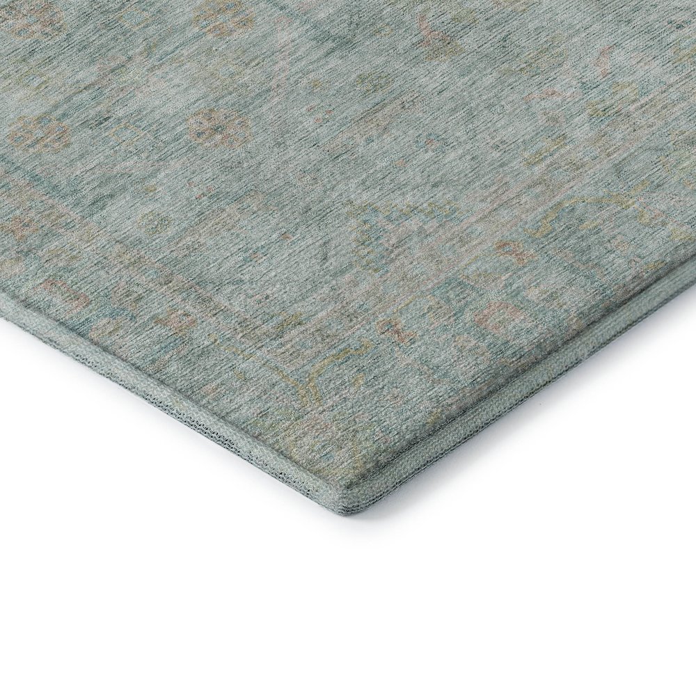 Luxury Washable Indoor/Outdoor Ravenna Sky 2'6" x 3'10" Rug. Picture 2